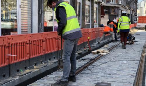 Tram En Commun S3#25 : tests à Léopold et nouveau planning sur les quais de Coronmeuse