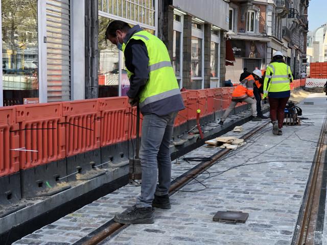 Tram En Commun S3#25 : tests à Léopold et nouveau planning sur les quais de Coronmeuse