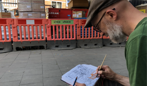 Tram En Commun S4#33 : les dessinateurs et le chantier du tram