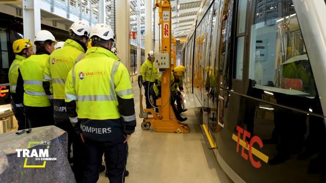 Tram En Commun S5#27 : les pompiers sont prêts pour le tram 