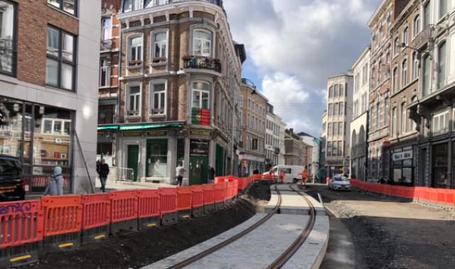 Tram En Commun S5#28 : dalles à Cité et P+R terminé