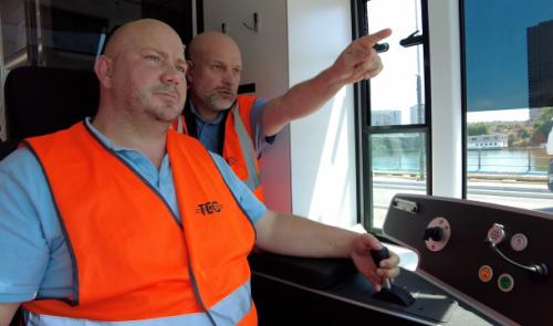 Tram : la formation des conducteurs est en cours
