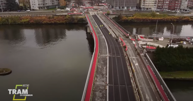 Tram : le pont Atlas fermé durant 7 mois pour terminer l'élargissement de l'ouvrage 