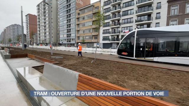 Tram : ouverture d'une nouvelle portion de voie