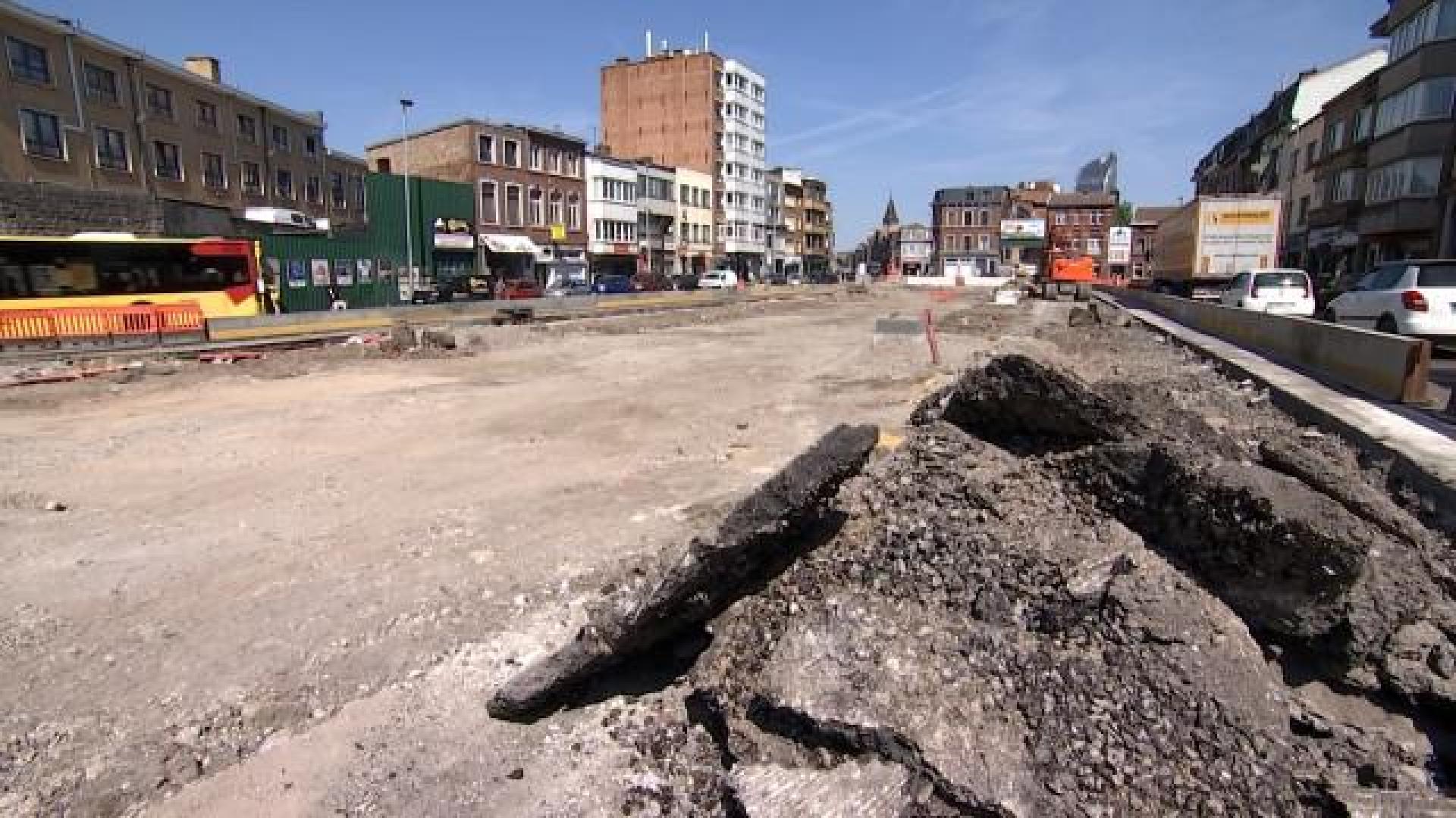 Tram: Travaux de voirie place Général Leman