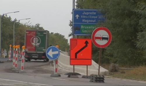 Travaux au pont d'Awans ce dimanche