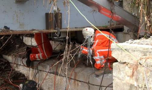 Trooz: travaux au pont de La Brouck 