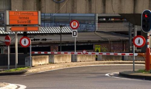 Le tunnel de Cointe fermé suite à un problème technique.