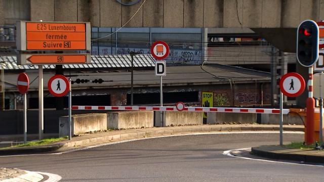 Le tunnel de Cointe fermé suite à un problème technique.
