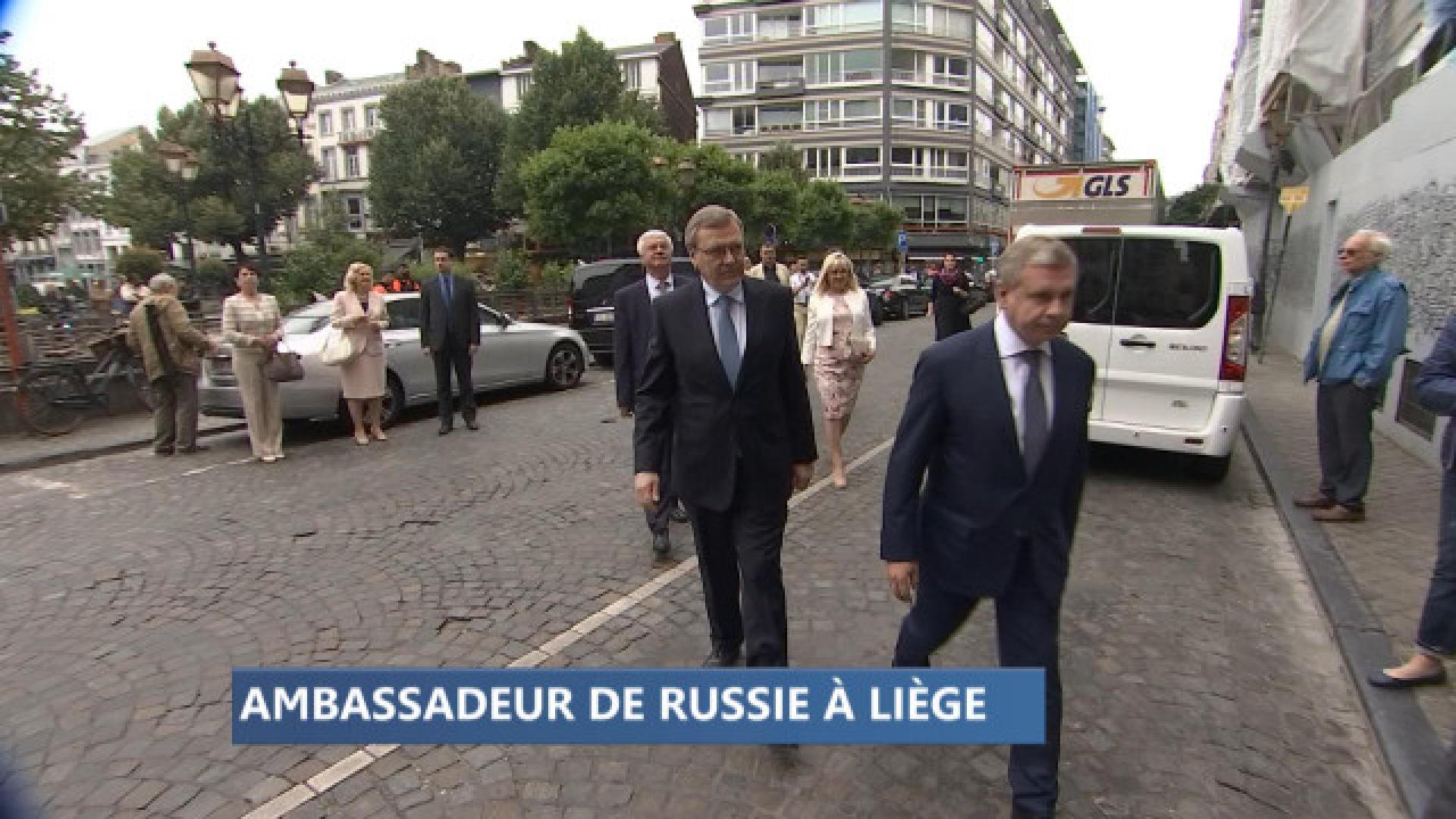Un carillon et un ambassadeur de Russie à Liège