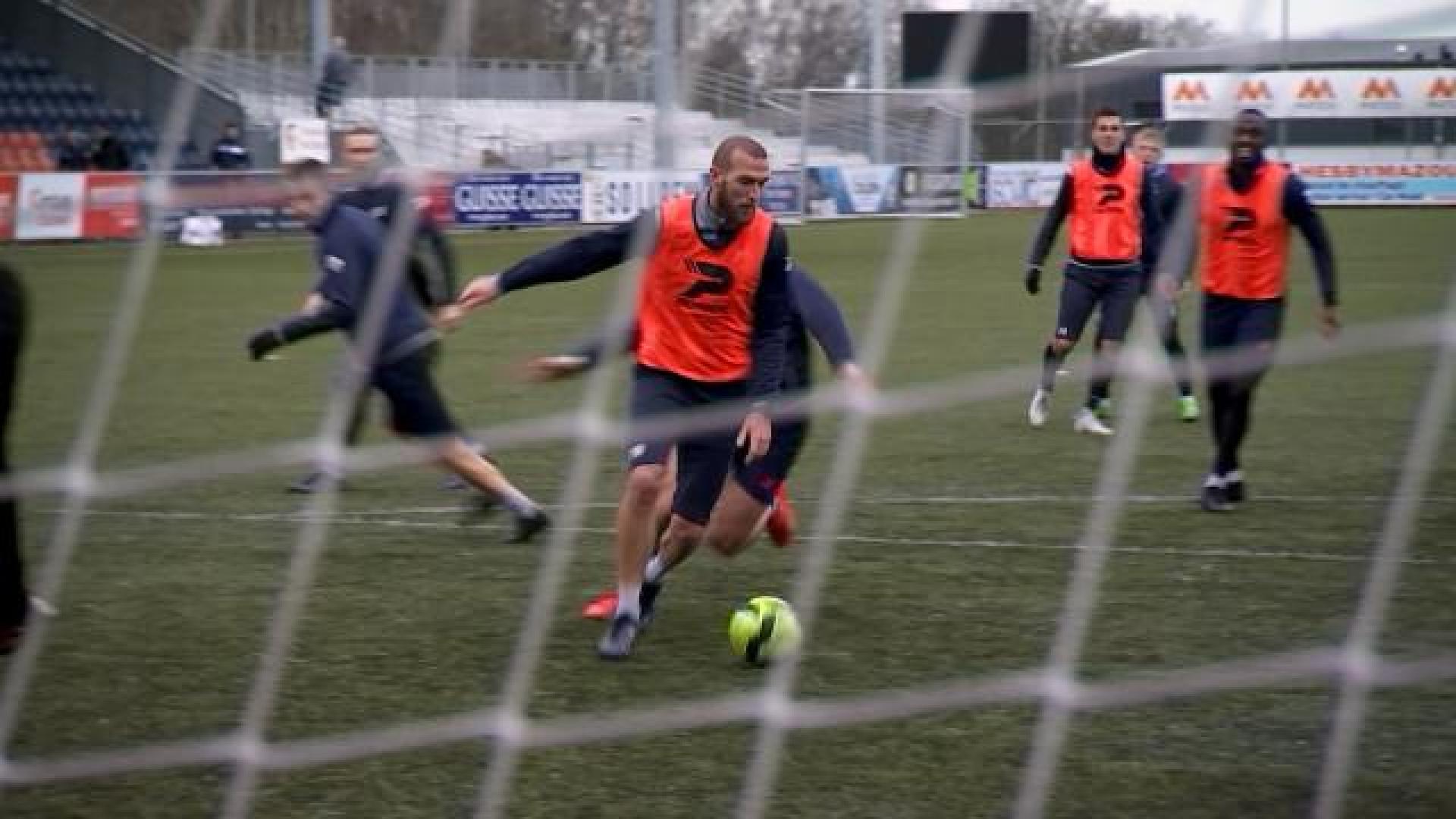 Un entraînement un peu particulier au RFC Liège