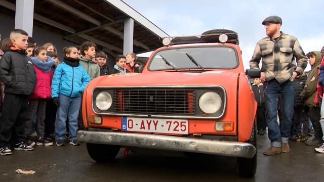 Un jeune mécanicien d'Oupeye au départ du 4L Trophy
