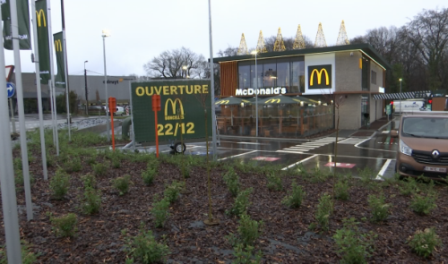 Un McDonald's flambant neuf à la place de l'Edelweiss à Boncelles