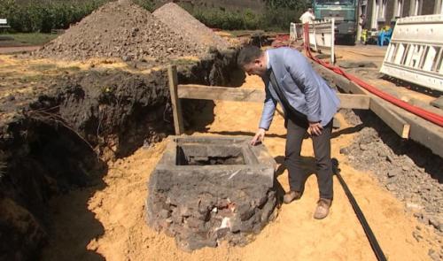 Un puits découvert dans l'ancienne léproserie de Cornillon 
