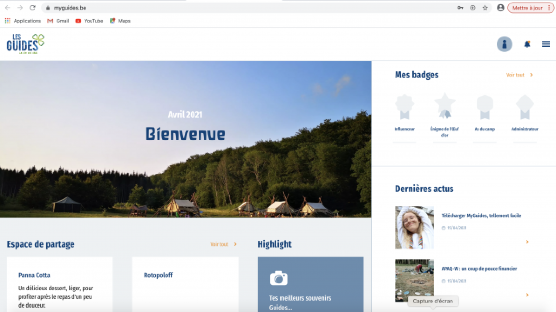 Une application mobile pour simplifier la vie des animateurs Guides 