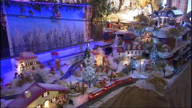 Une étonnante maquette de Noël chez un pompier de Huy