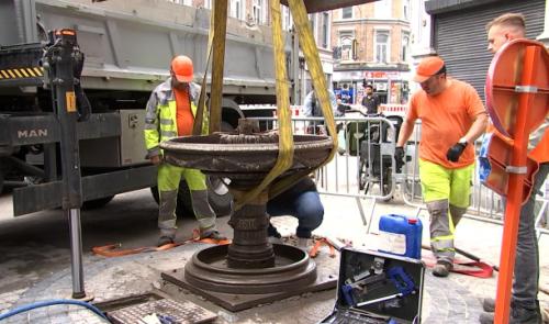 Une fontaine Montéfiore endommagée en Neuvice