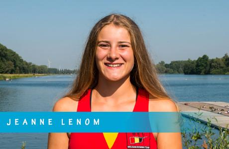 Une jeune rameuse liégeoise sur le plan d'eau olympique de Tokyo