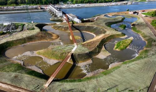 Une rivière artificielle de 700m pour le bien-être des poissons