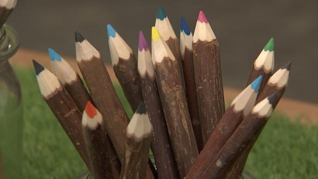 Unique à Braives: des crayons artisanaux en bois de saule