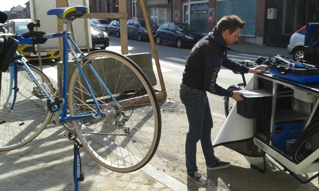 Vélo : un atelier mobile de réparation