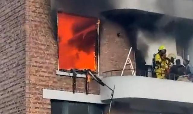 Violent incendie rue Basse-Wez à Liège