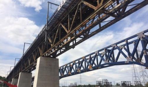 Visé : remplacement du pont ferroviaire 