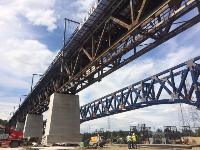 Visé : remplacement du pont ferroviaire 