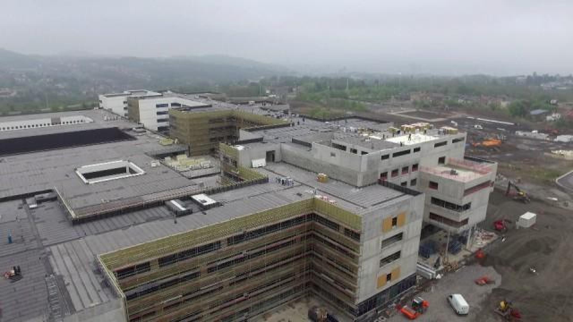 Vues étonnantes sur le chantier MontLégia ouvert ce dimanche 