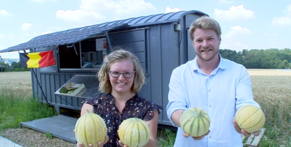 Wanze : il cultive des melons en Wallonie 