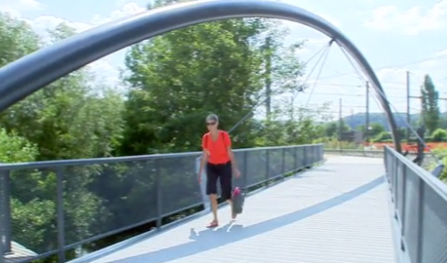 Wanze : la nouvelle passerelle cyclo-piétonne est accessible 