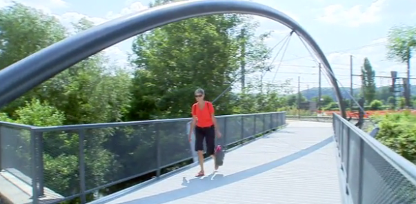 Wanze : la nouvelle passerelle cyclo-piétonne est accessible 