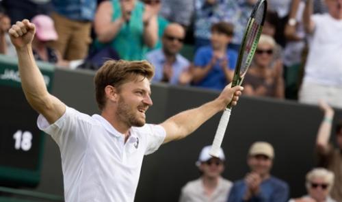 Wimbledon : David Goffin face au Britannique Cameron Norrie en quart de finale 