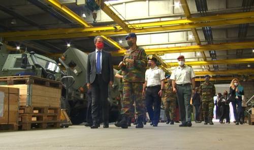 Visite ministérielle à l'Arsenal de Rocourt