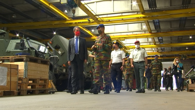 Visite ministérielle à l'Arsenal de Rocourt