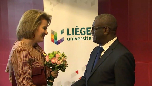Visite royale à l'Uliège pour lancer la Chaire Mukwege