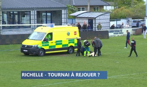 Zapping sports: grave blessure à Richelle et match incertain...