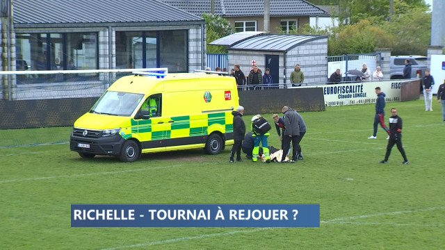 Zapping sports: grave blessure à Richelle et match incertain...