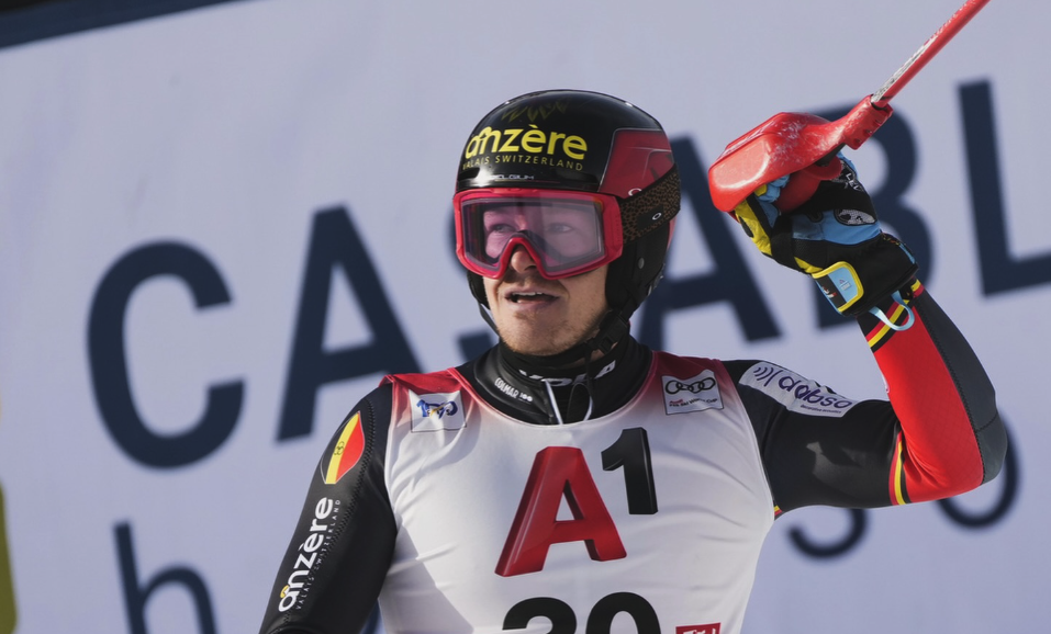 Armand Marchant, 10e du slalom de Schladming