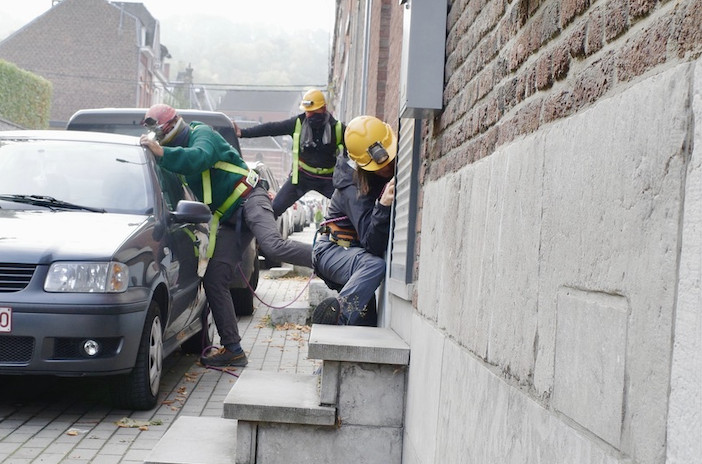 Nouvelle action des Activ'Huy'stes, cette fois centrée sur la mobilité piétonne