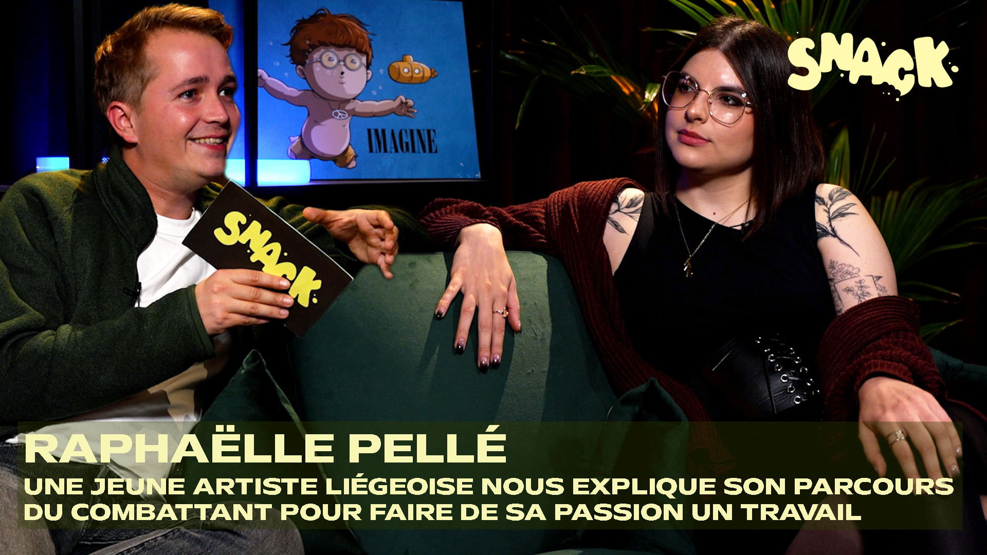 Snack - L'illustratrice Raphaëlle Pellé explique ses début, ses galères et le statut d'artiste en Belgique