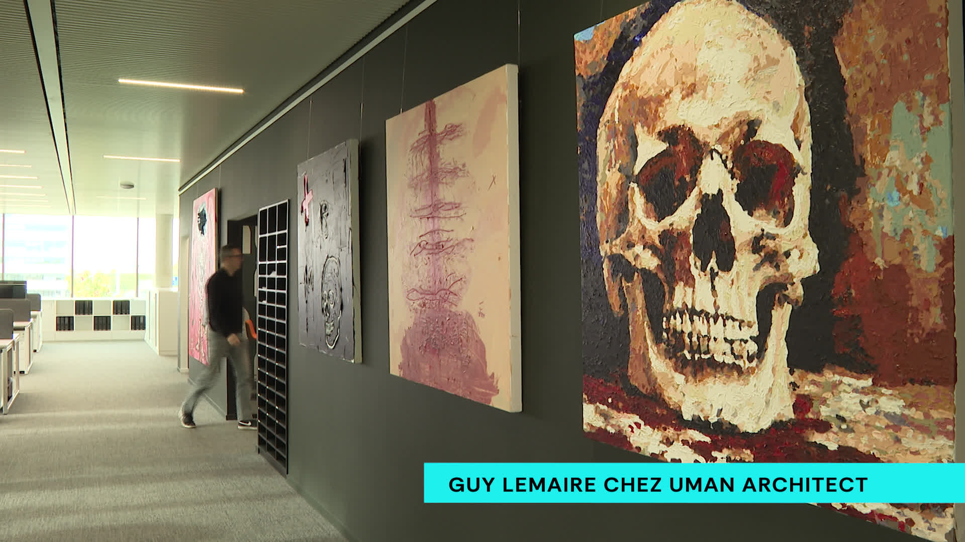 Guy Lemaire expose chez Uman Architect à Grâce-Hollogne