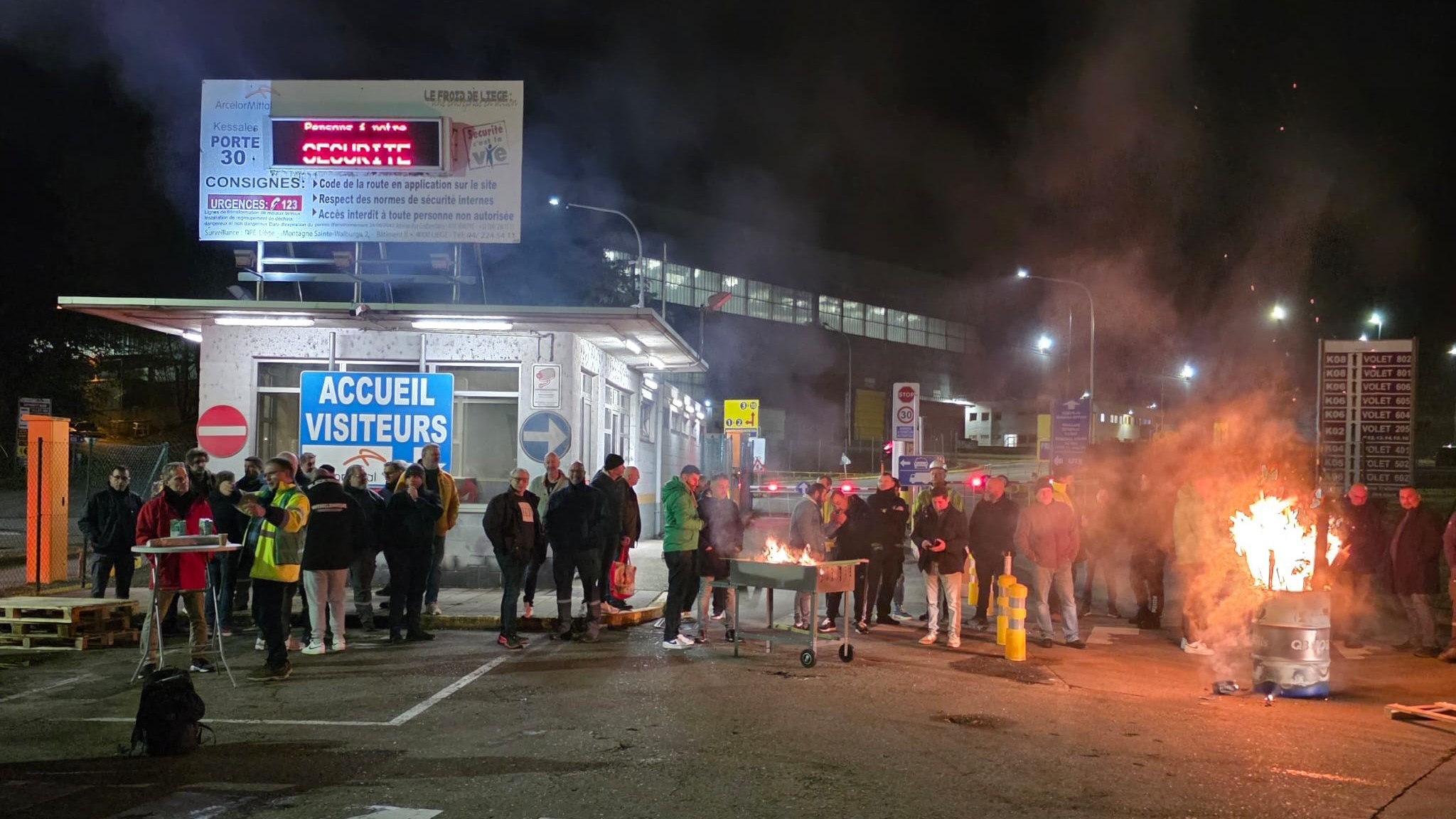 Arrêt de travail chez Kessales à Jemeppe