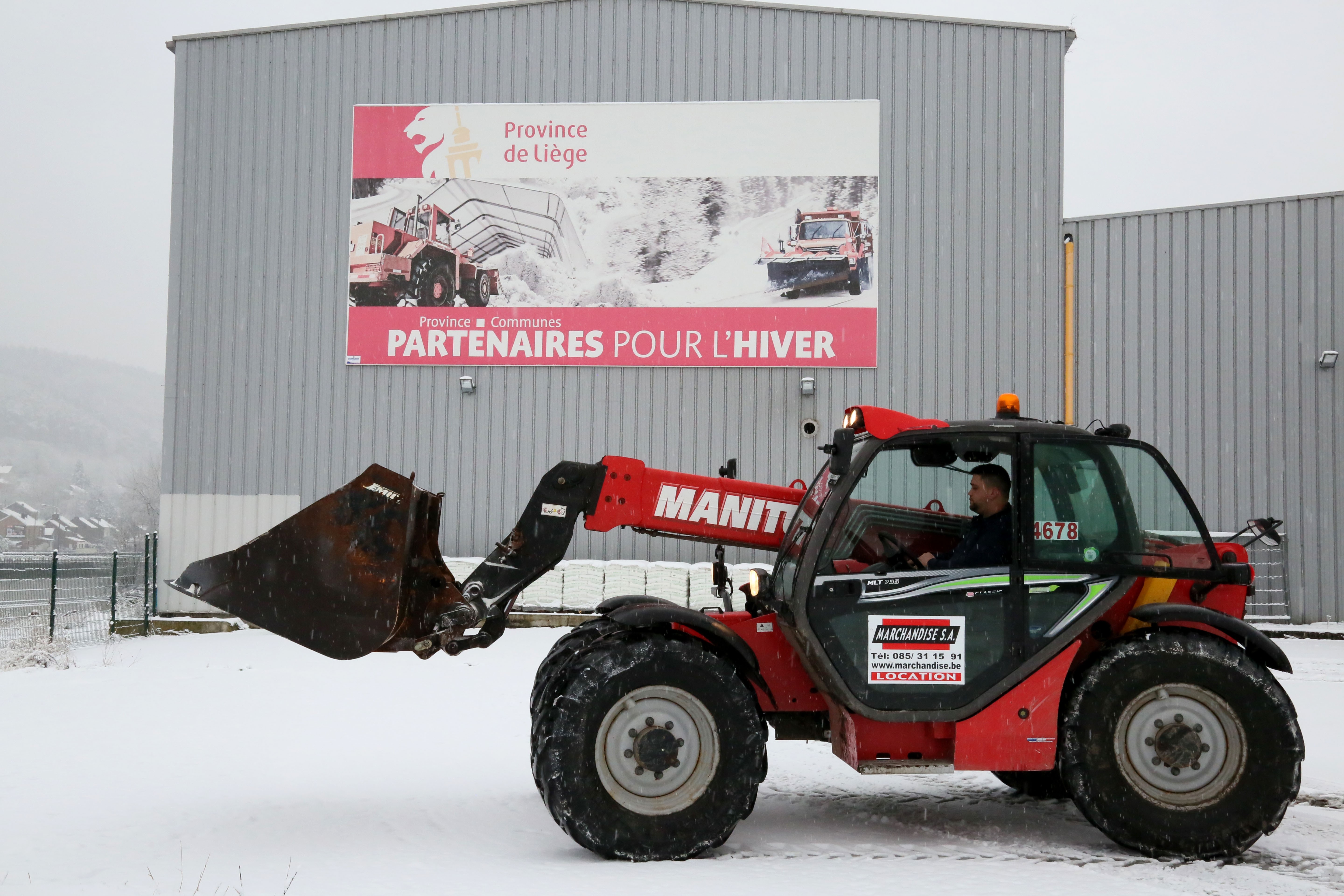 Sel de déneigement : premiers approvisionnements pour les communes