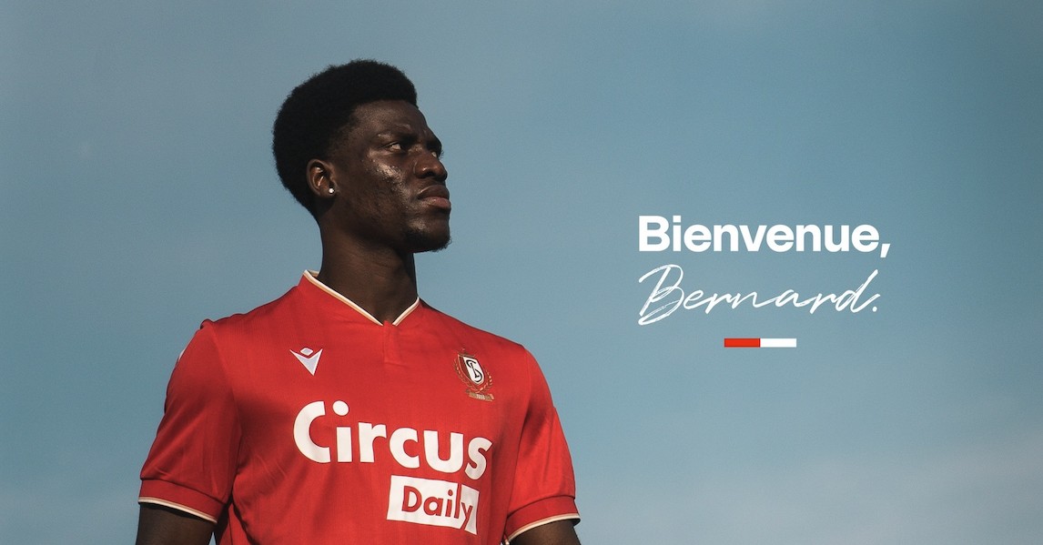 Bernard Nguene, 19 ans, s'engage avec le Standard, prêté par l'OGC Nice