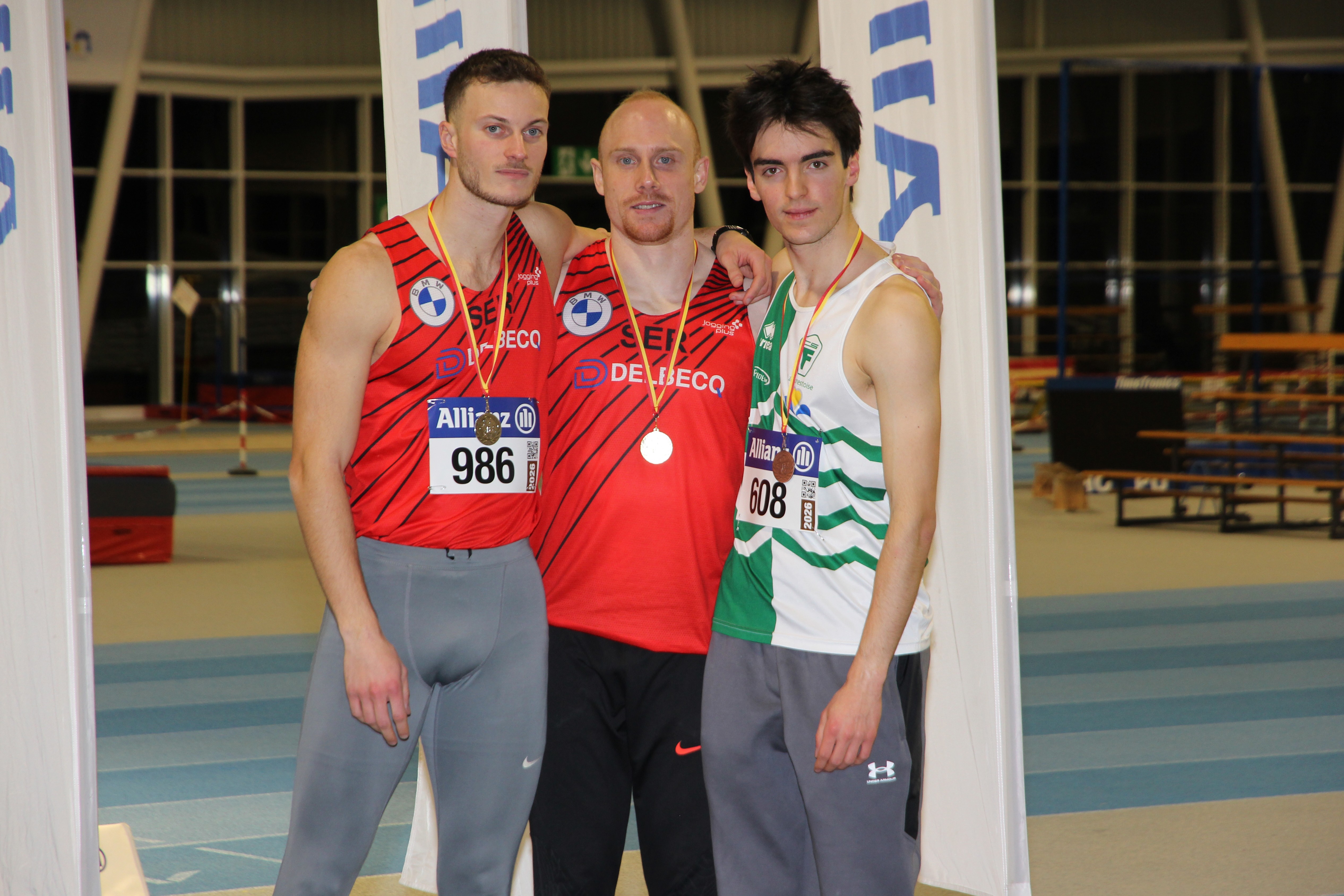 Athlétisme: Seraing règne sur le sprint masculin, 3 médailles RFCL en demi-fond