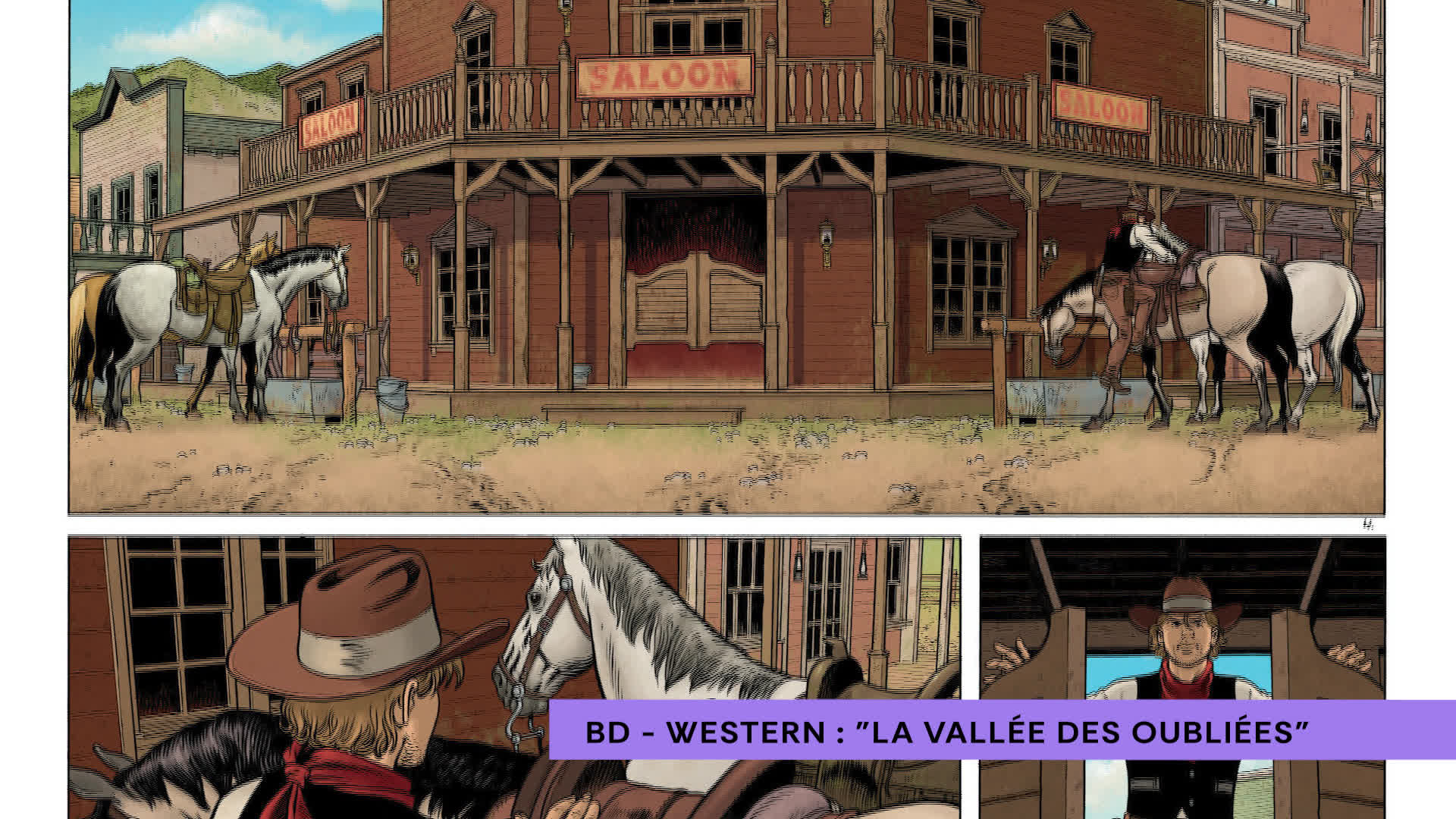 BD : Alain Henriet signe son 1er western "La vallée des Oubliées"