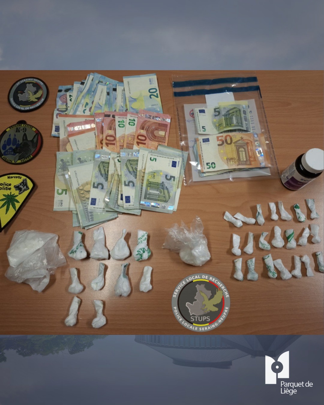 Seraing : de la cocaïne, des armes, des bijoux...