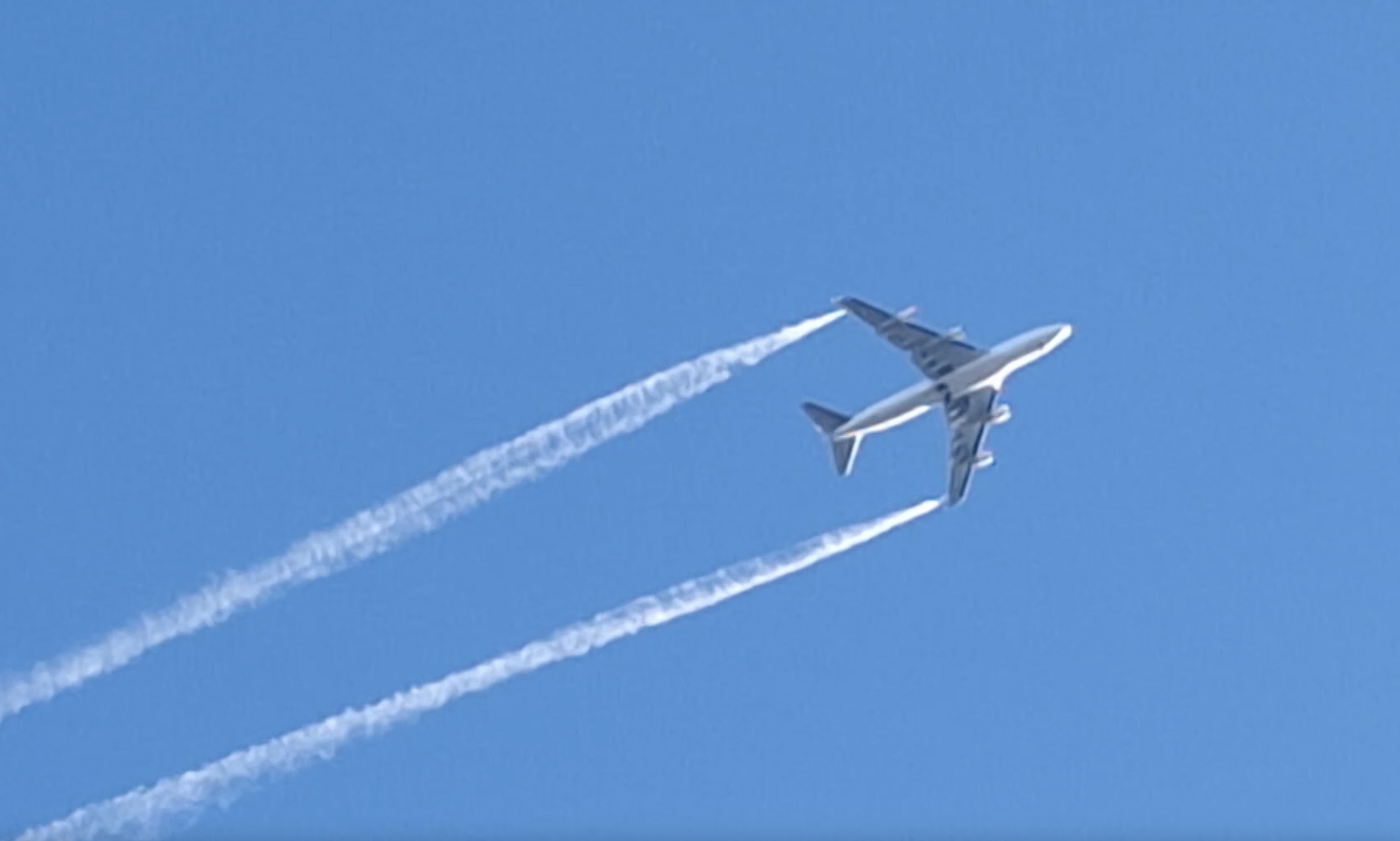 Le kérosène largué par un avion en décembre n'a pas eu d'impact environnemental