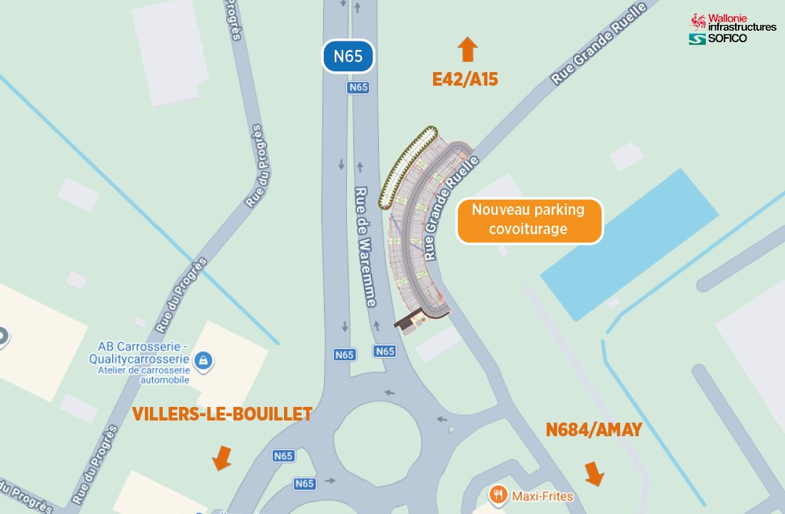 Nouvel espace de covoiturage à Villers-le-Bouillet